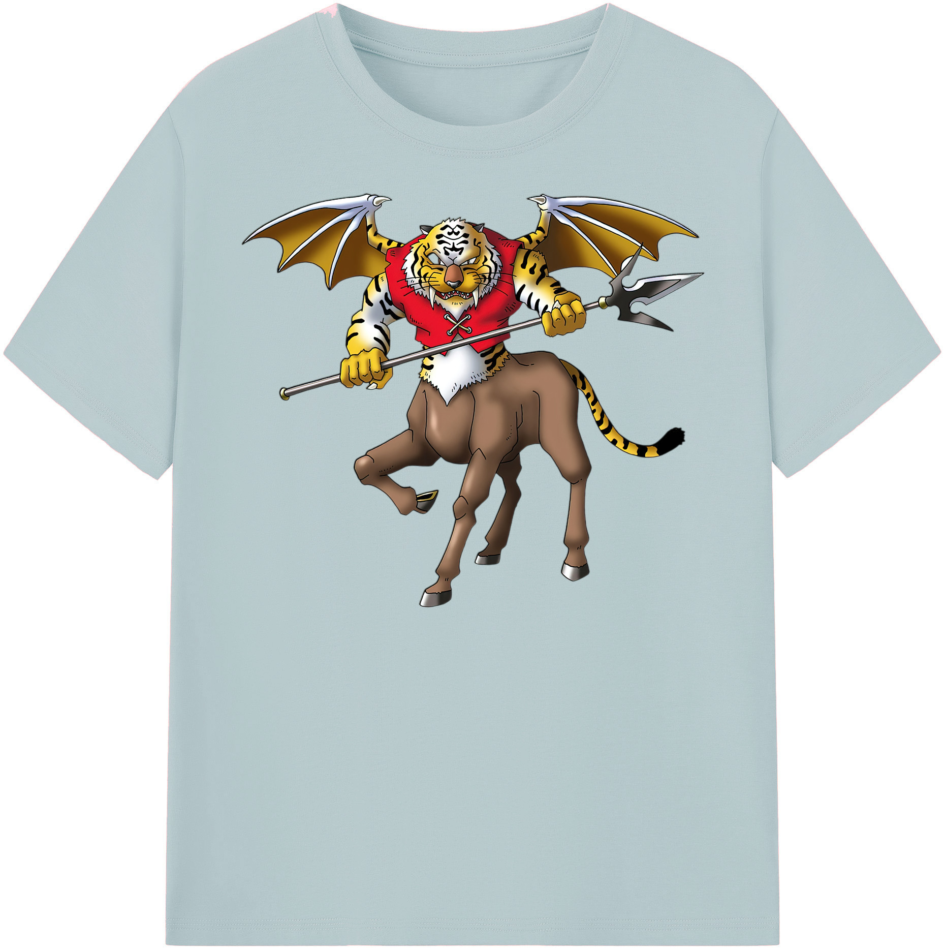（画像用） ドラゴンクエスト Doragon Kuesuto Dragon Quest 綿100％半袖Tシャツ（フロントプリント）